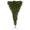 8ft. Pre-Lit Sun Valley Spruce Upside Down Artificial Christmas Tree, Warm White LED Lights